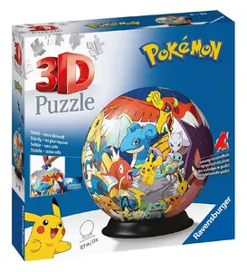 Pokémon boll 3D Pussel 72 bitar Ravensburger