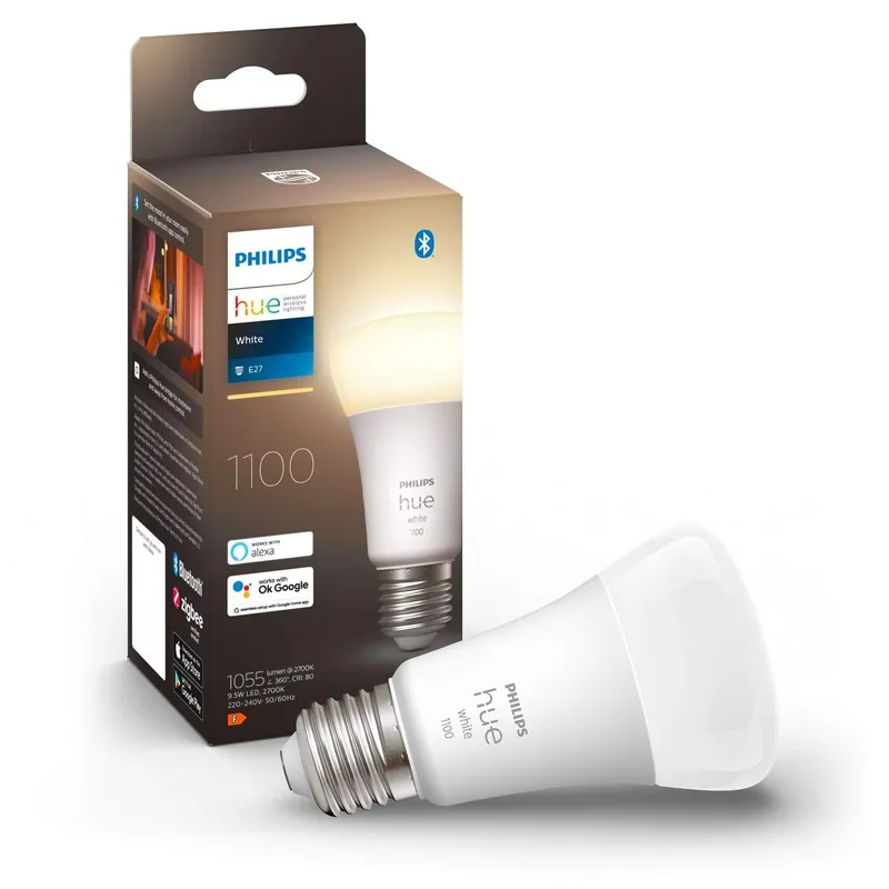 Philips Hue Philips Hue White 1-pack E27 Smart bulb 9,5W(75W)