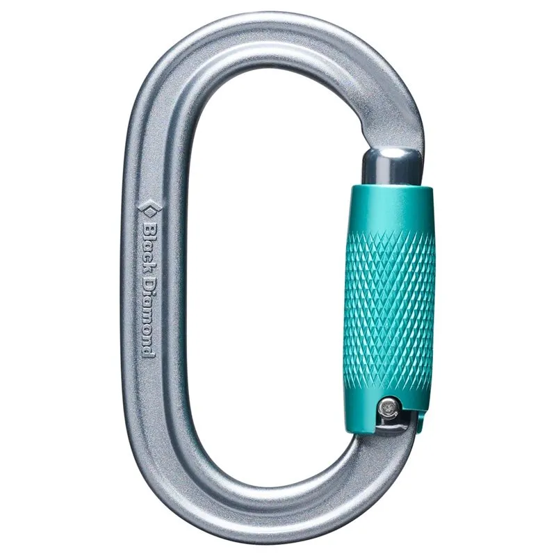 Black Diamond Oval Triple Lock Carabiner Polished