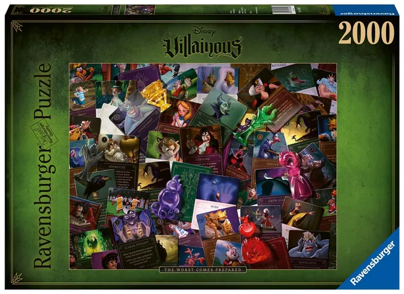Pussel – Villainous: Alla Disneyskurkar 2000 bitar