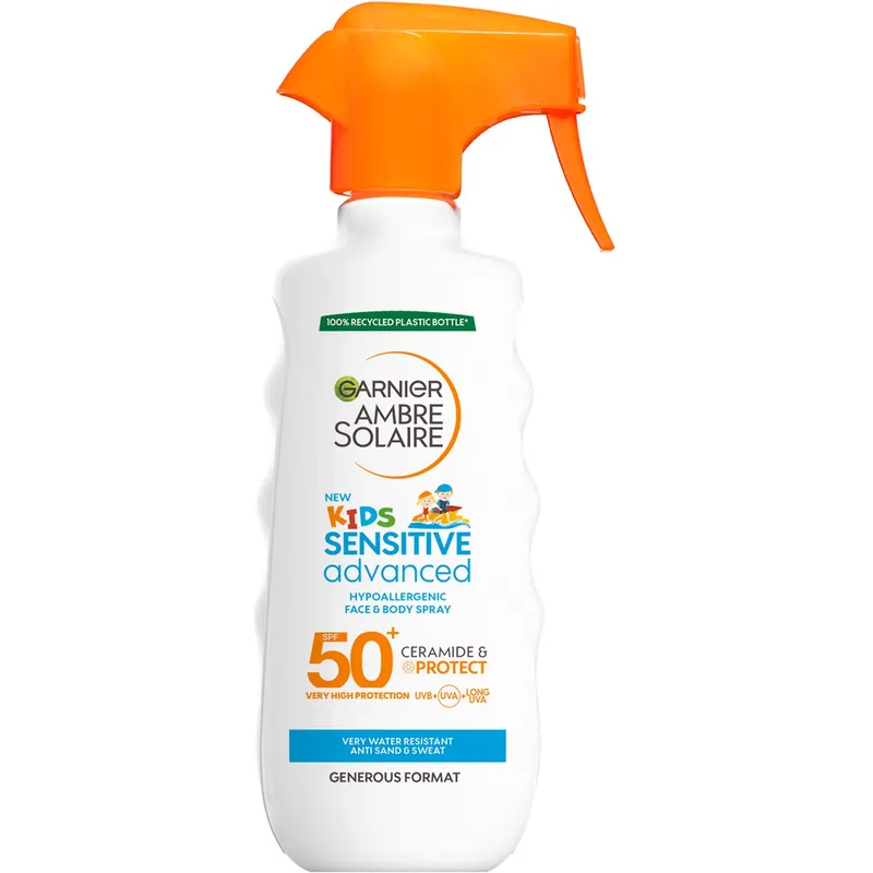 Garnier Fructis Sensitive Advanced Kids Hypoallergenic Face & Body Spray SPF50+ for Sensitive Skin 270 ml
