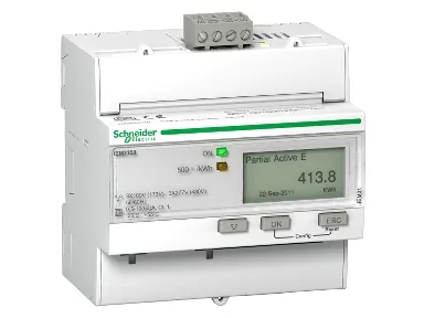 Schneider Electric Triphase kwh meter 63a modbus