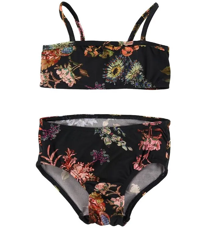 Christina Rohde Bikini - Svart m. Blommor