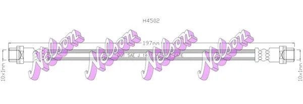 Bromsslang KAWE H4502