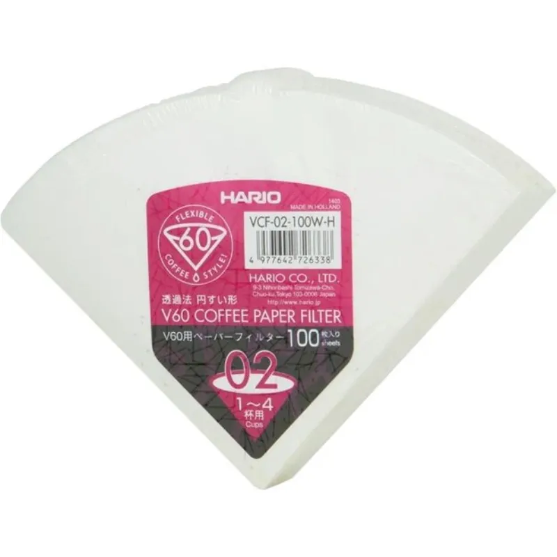 Hario V60 Pappersfilter 1-4 Koppar 100 st