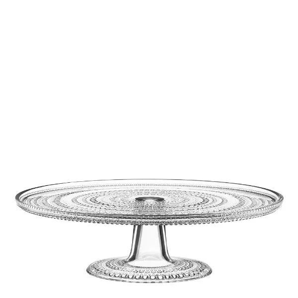 Iittala – Kastehelmi – Kakfat 315 mm klarklarglas Design Oiva Toikka