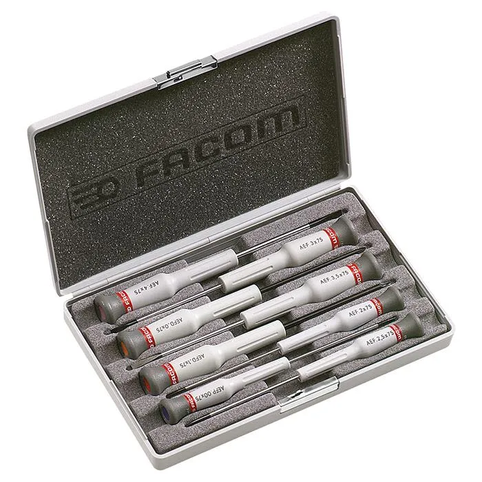 Facom AEF.J6 Skruvmejselsats Micro-Tech, 8 delar