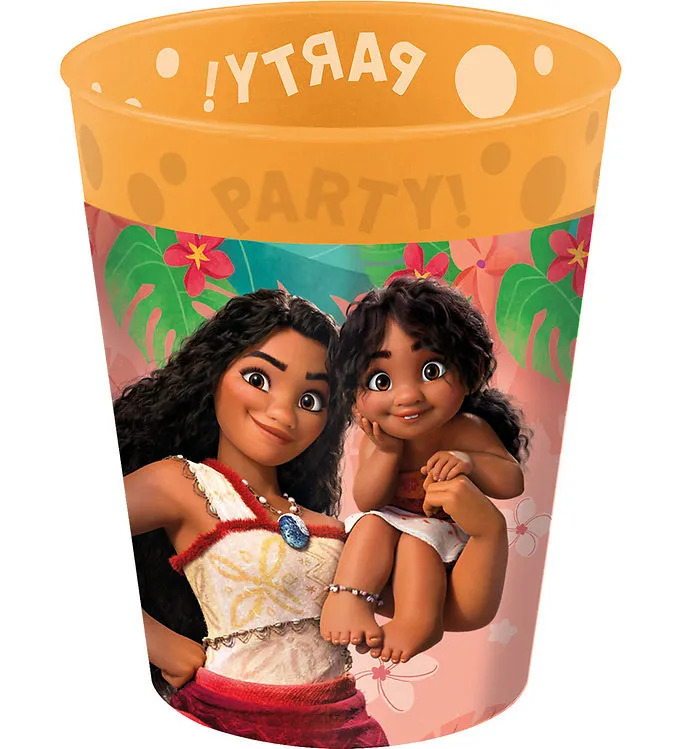 Decorata Party Plastmuggar - 4-pack - 250 ml - Moana II