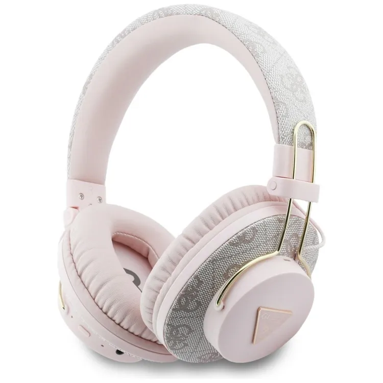 Guess Over-Ear Hörlurar Triangle Logo Bluetooth ENC - Rosa