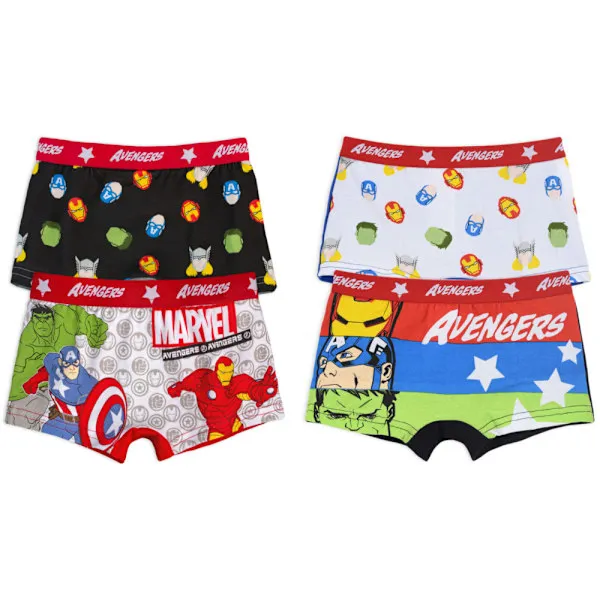 Barnkalsonger – 4 pack Avengers kids’ boxer shorts