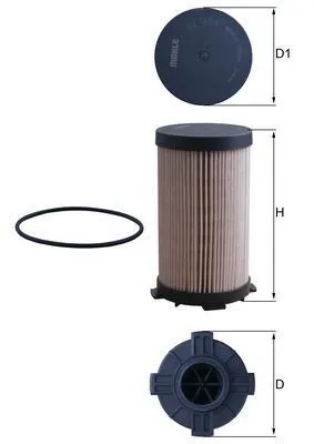 Bränslefilter MAHLE KX 484D