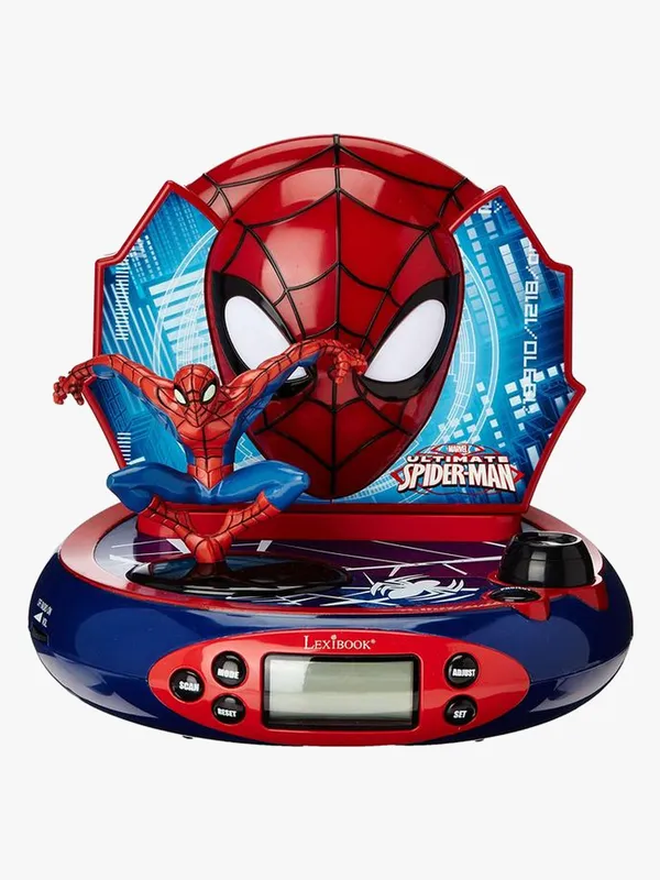 Marvel Spider-Man Klocka Med Projektor & Ljud