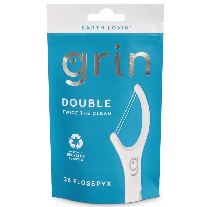 Grin Double Tandtrådsbygel Flossypyx 36 st