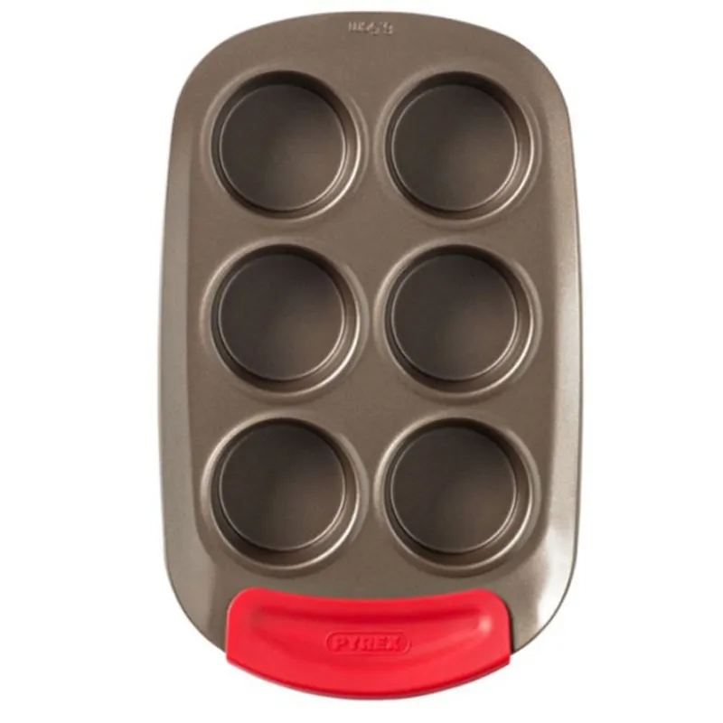 Pyrex Pyrex Asimetria muffinsform Silikon, rektangulär, 6 muffins