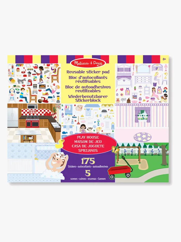 Reusable Sticker Pad Play House Melissa & Doug
