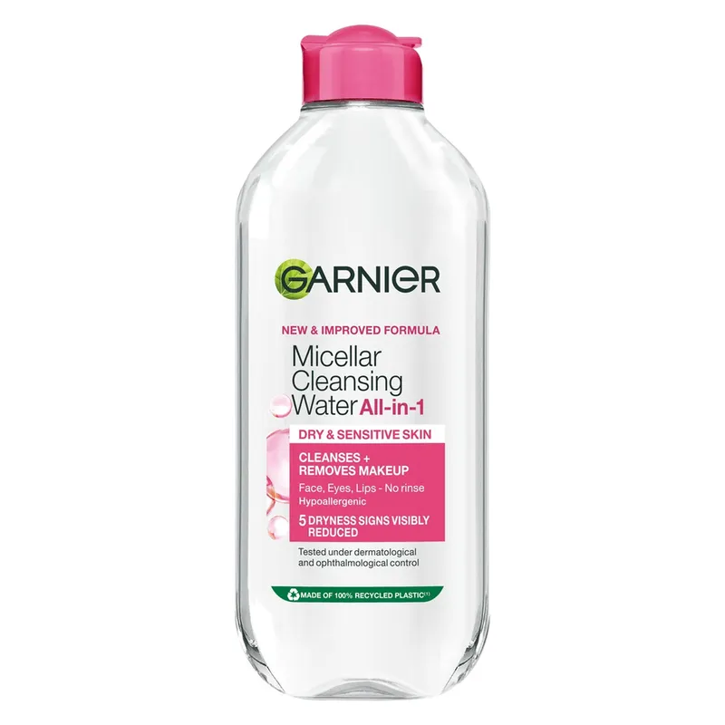 Garnier Skin Active Micellar Cleasing Water Dry & Sensitive Skin 400 ml