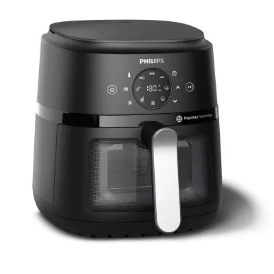 Philips 2000 Series NA221 - hot air fryer - black / silver