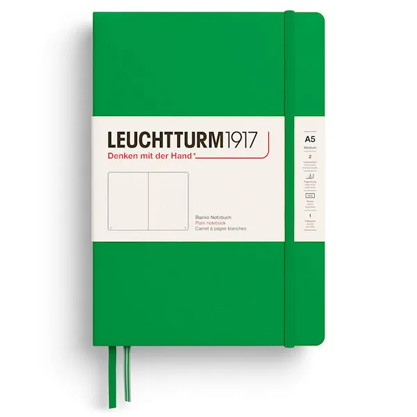 Anteckningsbok A5 Soft Olinjerad Spring Leaf Leuchtturm1917