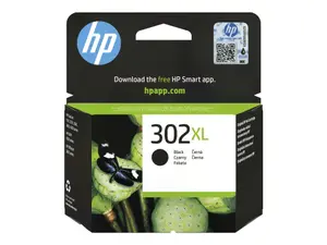 HP 302XL svart original bläckpatron med hög kapacitet