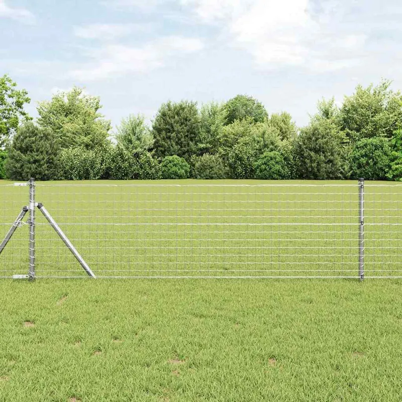 vidaXL Eurogärdsel 0,4 x 25 m PVC-belagt järn (#8977)