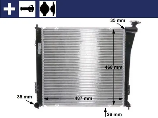 Kylare MAHLE CR 848 000S