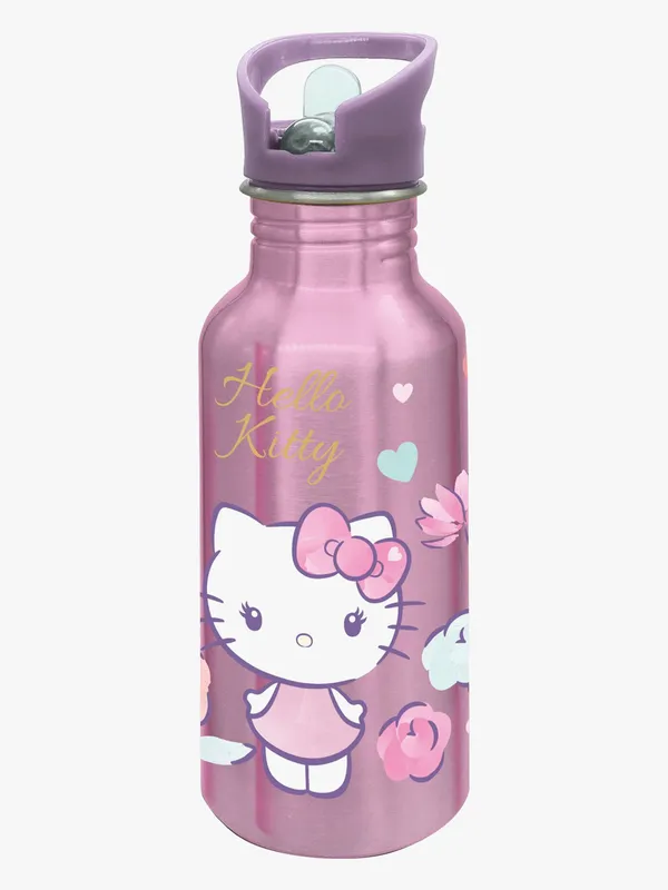 Hello Kitty Aluminium Vattenflaska 545 ml, Rosa
