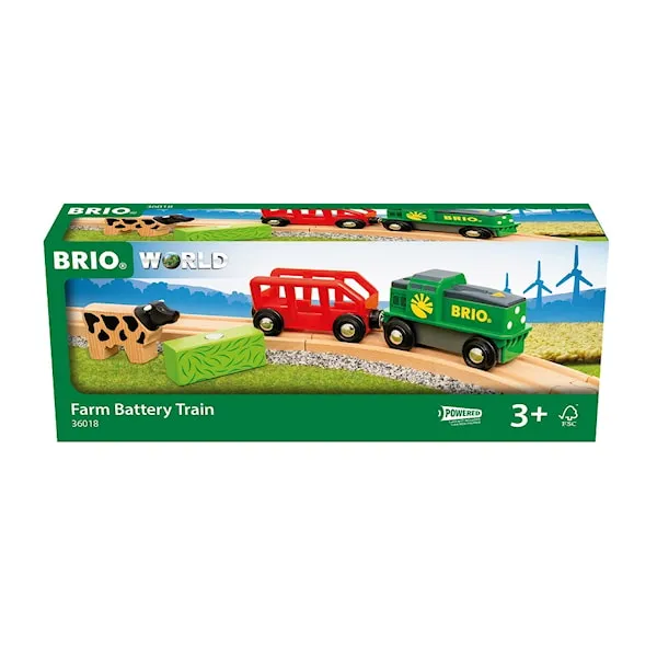 World Farm Batterdrivet Tåg (36018) BRIO
