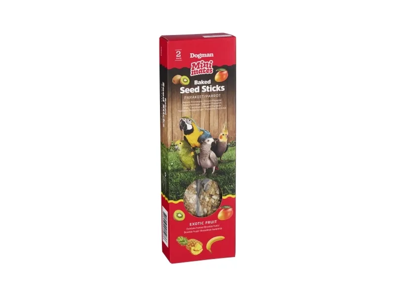 Dogman Mini Mates Papegoja Papegoja Papegoja 2p 140g