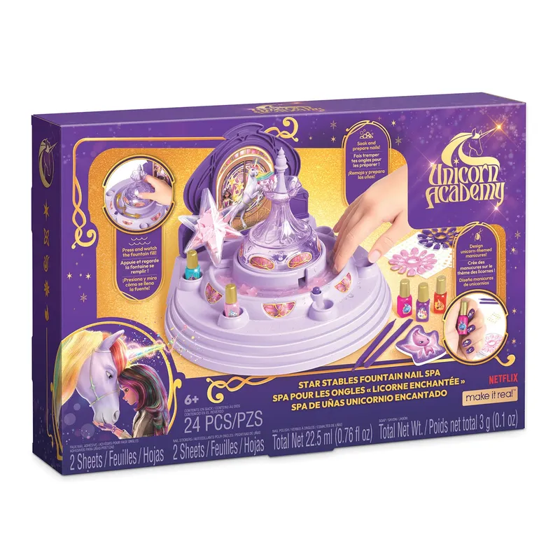 Make It Real Nail Spa Unicorn Academy Star Stables Fountain