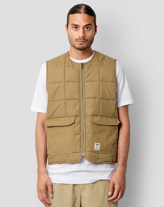 Fat Moose Aiden Liner Vest Beige (#9970)