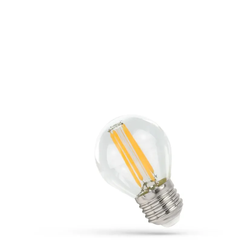 E27 LED Klotlampa Klar 5,5W 4000K 700 lumen