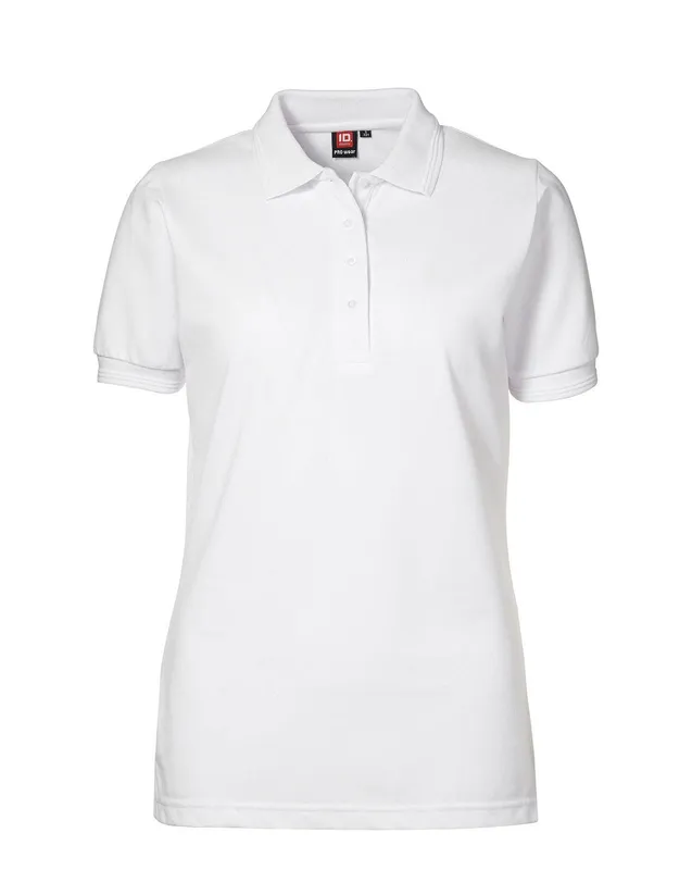 ID PRO Wear Poloshirt för Kvinnor Vit