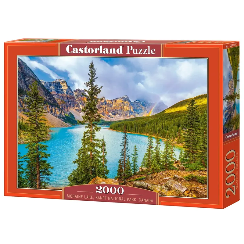 Castorland Pussel – Moraine sjön, Kanada 2000 bitar