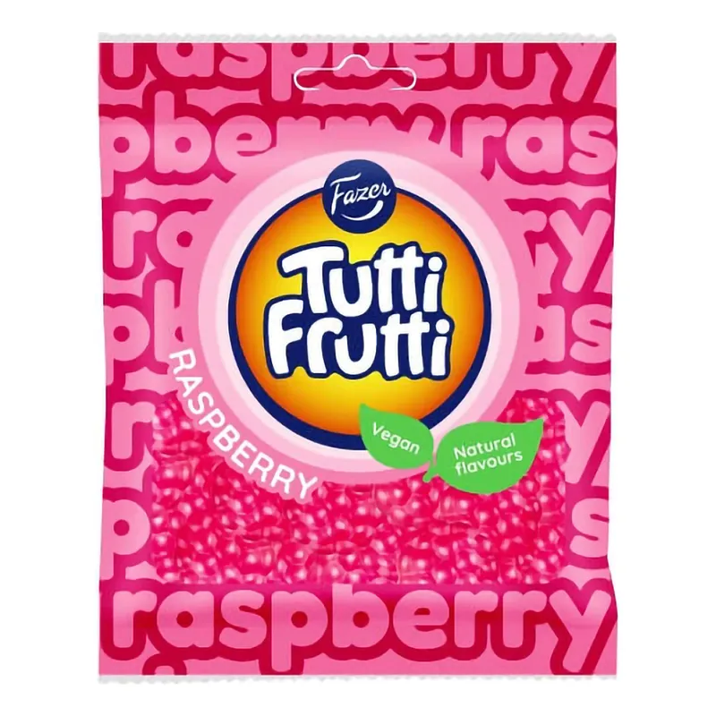 Fazer Tutti Frutti Hallon – 90 g