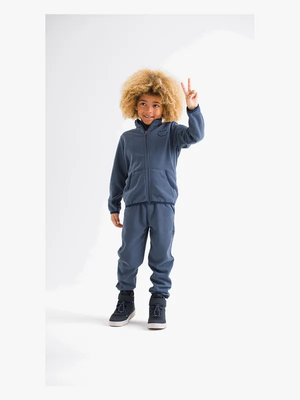 Viking Playtime Fleecejacka, Denim/Marinblå, 116