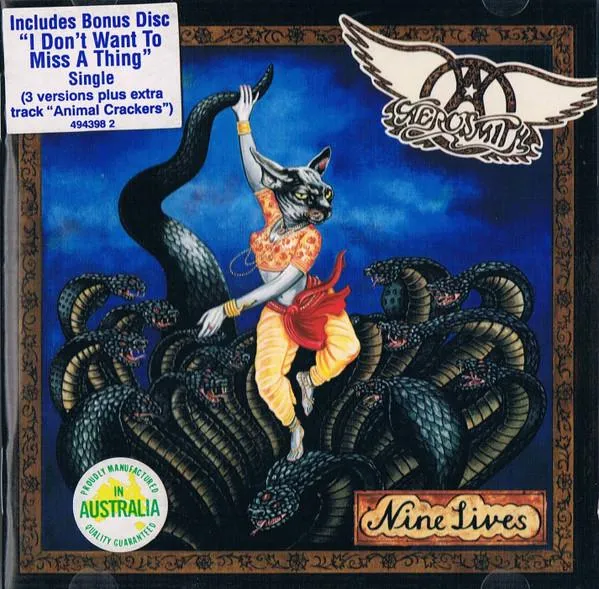 CD AEROSMITH – Nine Lives 4943982 Columbia 1998 Australien Rock Begagnad