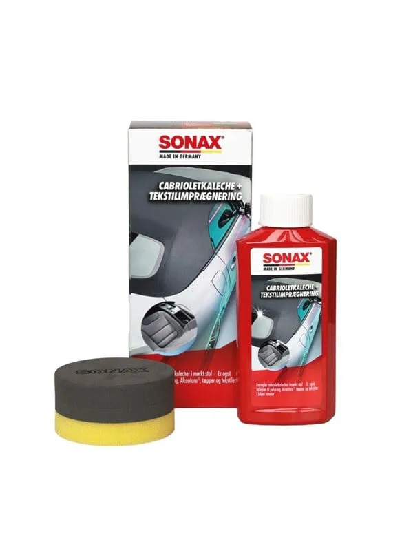 SONAX Cabrioletkåpa + Textilimprägnering 250ml