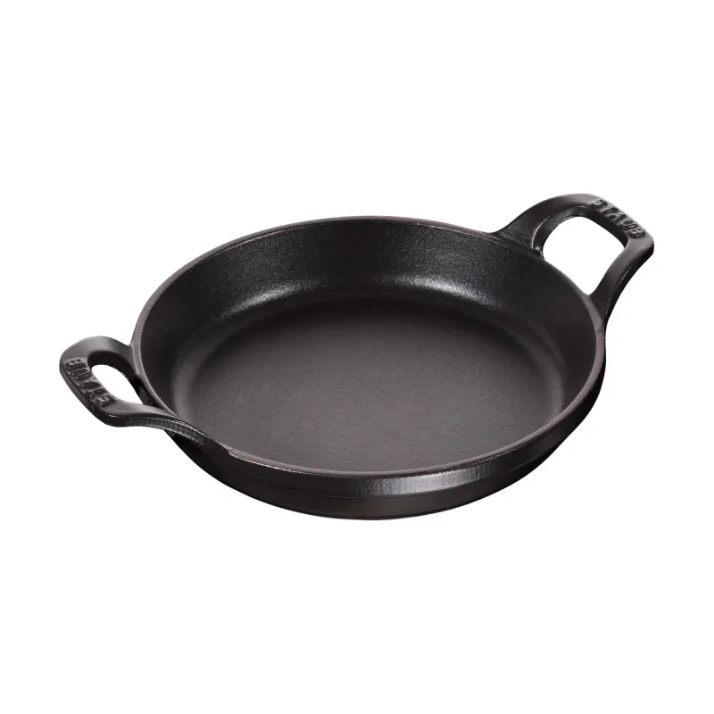 STAUB Staub rund ugnsform gjutjärn Ø12 cm Svart