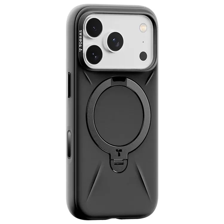 TORRAS Mobilskal till iPhone 17 Pro Max MagSafe Liquid Silikon – Svart