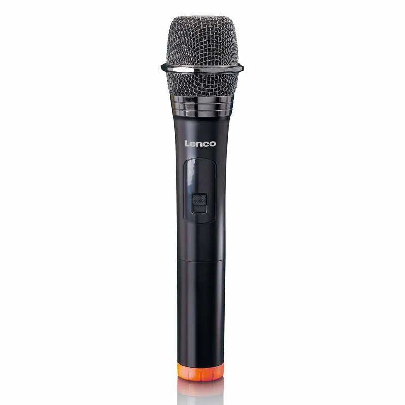 Lenco MCW-011 Trådlös mikrofon , Lenco svart