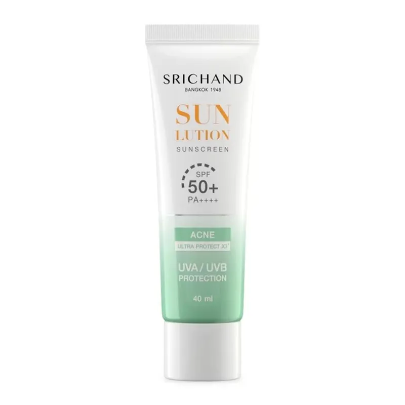 Srichand Sunlution Acne Care Sunscreen SPF50+ PA++++ 40 ml. 40 ml.