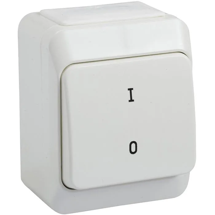 Schneider Electric Aqua Stark 183500600 Strömbrytare 2-pol, vit