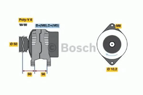 Generator BOSCH 0 986 039 240