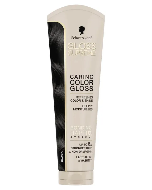 Schwarzkopf Creme Supreme Gloss Supreme Caring Color Gloss Black