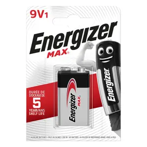 Energizer Batteri 9V Alkaliskt 1 Pack
