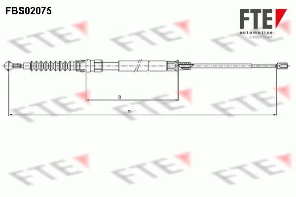 Handbromsvajer FTE 9250076