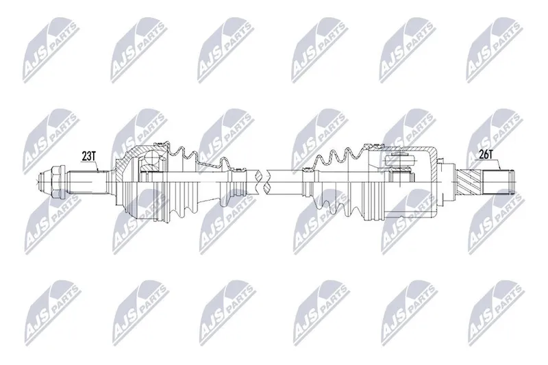 Drivaxel NTY NPW-NS-199