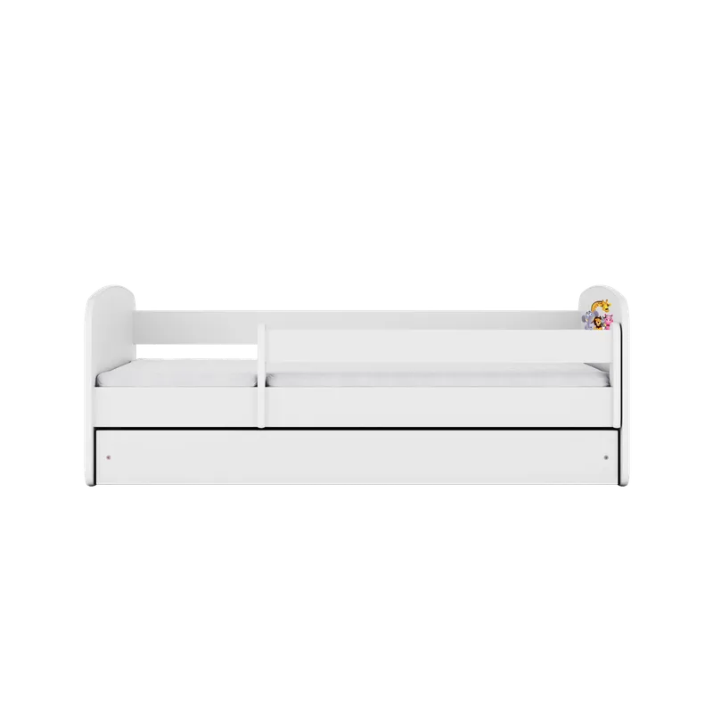 Kocot Kids Barnsäng - Babydreams Vit - Zoo Med Låda Och Madrass 160×80 Cm