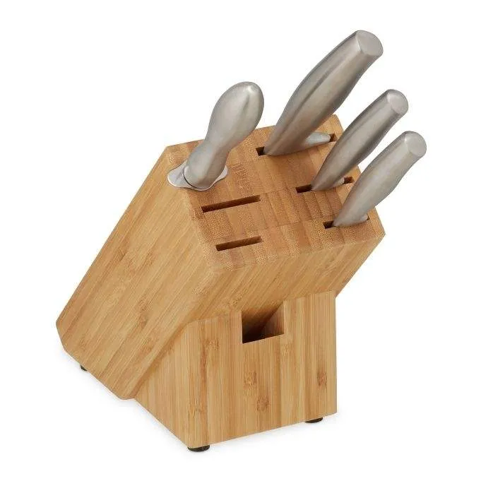 Omonterat knivblock i bambu