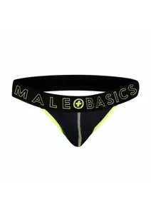 MaleBasics Neon Jock Gul (Storlek: Small)